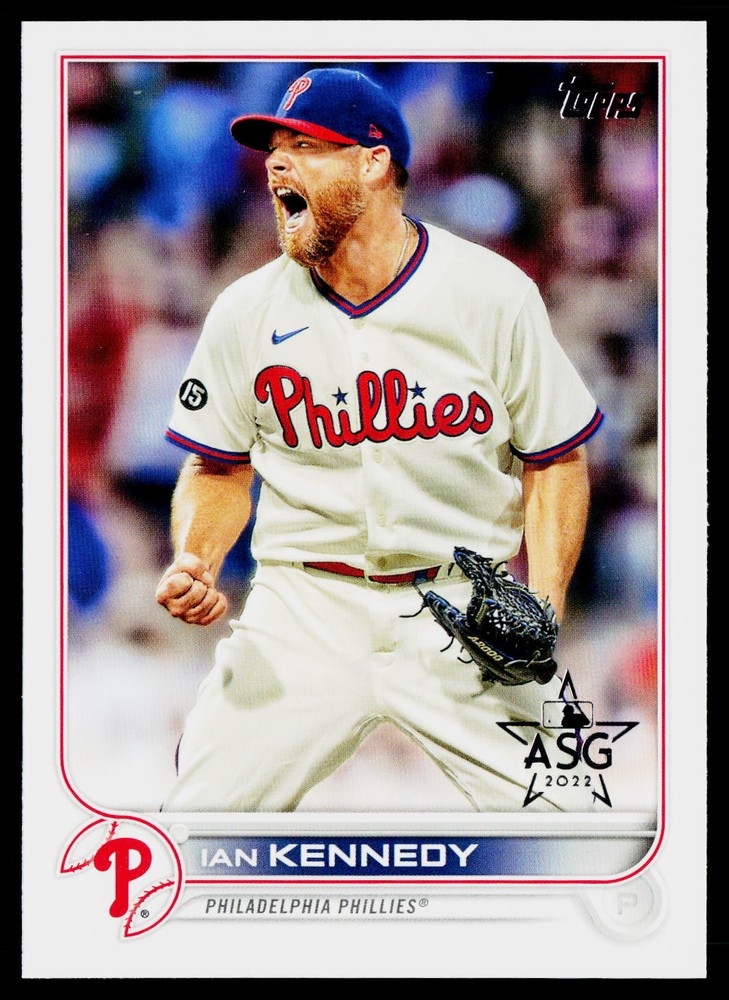 Ian Kennedy 2022 Topps All-Star Game Stamped #102 Phillies Card