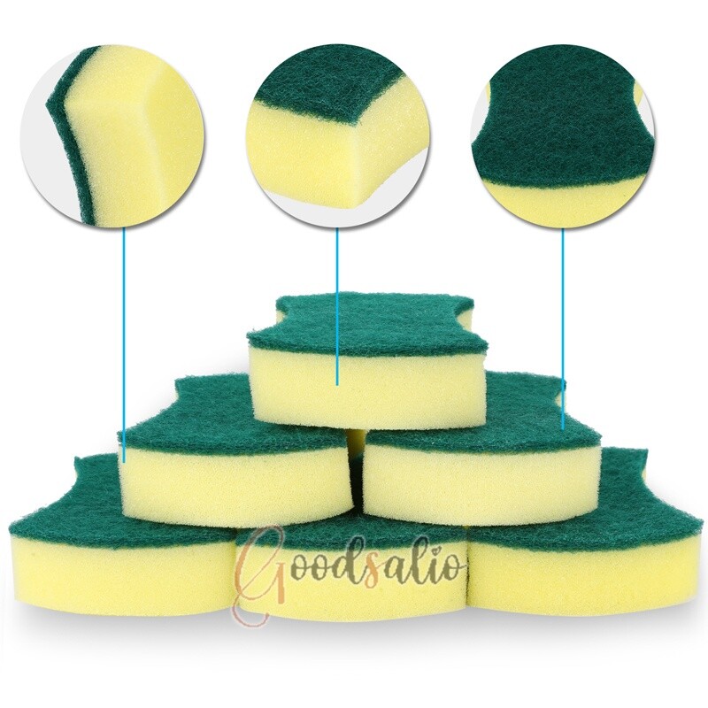 6 Packs Heavy Duty Scrub Sponges Cleaning Kitchen Washing Dishes Dish Sponge US
