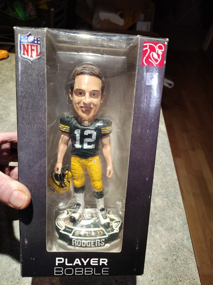 Aaron Rodgers Packers Lambeau Legends Bobblehead Rare Pro Shop Exclusive-image