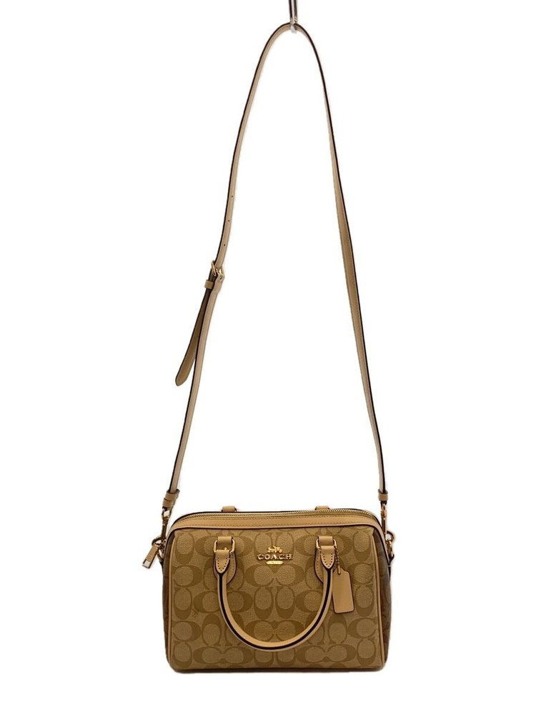 COACH Rowan Satchel in Blocked Signature Canvas CH486 Fast Shipping