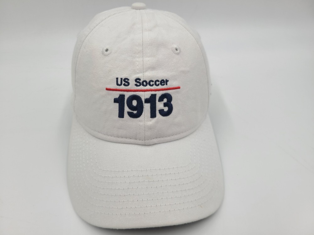 Women US Soccer 1913 New Era 9Twenty Strapback Hat Cap United States USA White