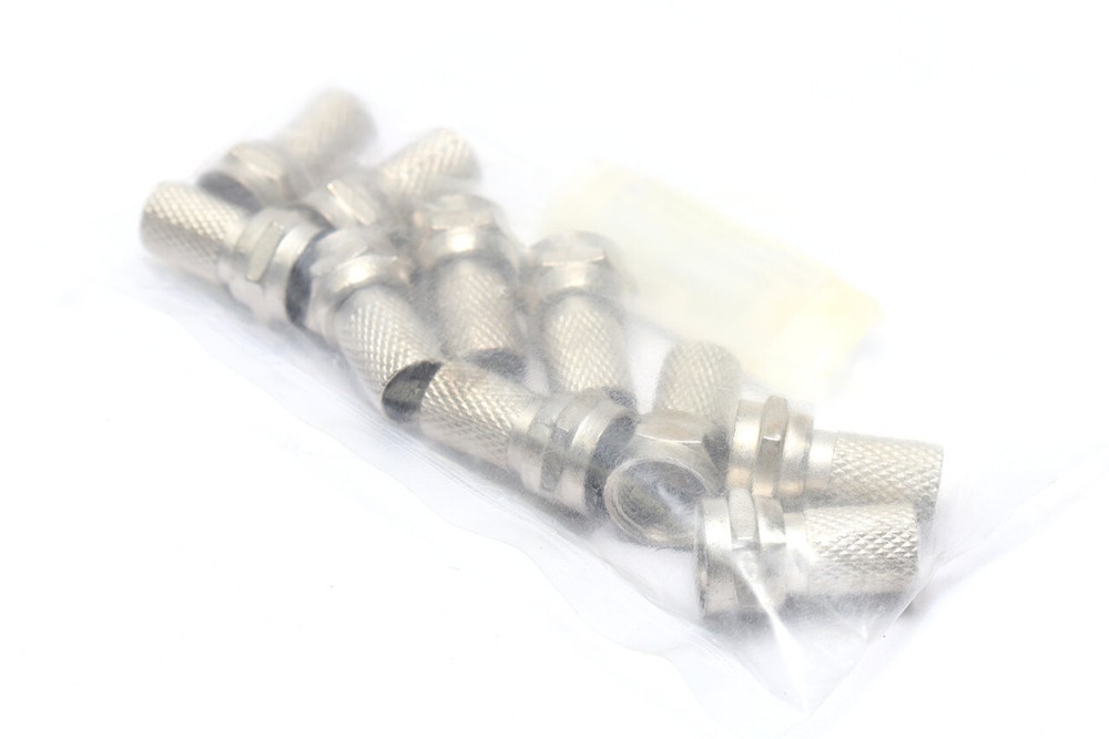 F-Type Male Twist On Connectors for RG59 Coaxial Coax Antenna Cable, 10pcs
