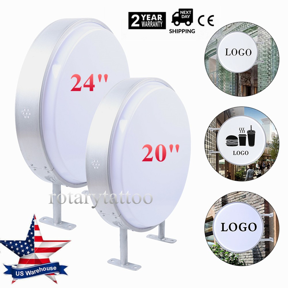 Round Double-Sided LED Light Box for Outdoor Advertising and Illuminated Signs