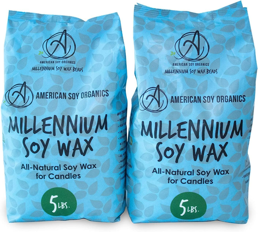 Millennium Soy Wax Beads for Candle Making - Natural Candle Making Supplies - Pa