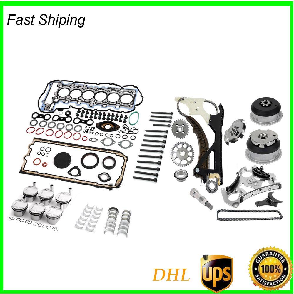 Engine Overhaul Rebuild Kit --Pistons Rings/ Timing Chain Kit For BMW N52B25