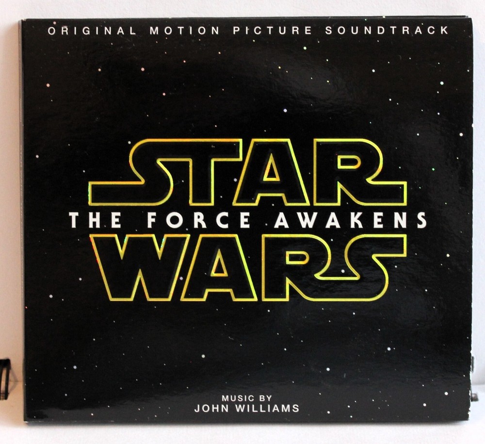 Star Wars - The Force Awakens Soundtrack CD (NEW 2015) John Williams + Cards