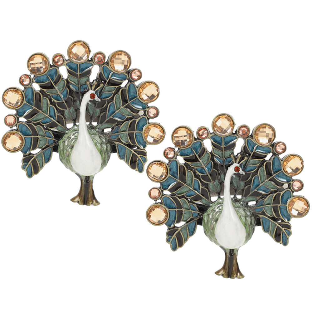 2pcs Elegant Vintage-Style European Decorative Napkin Holders for Party Decor