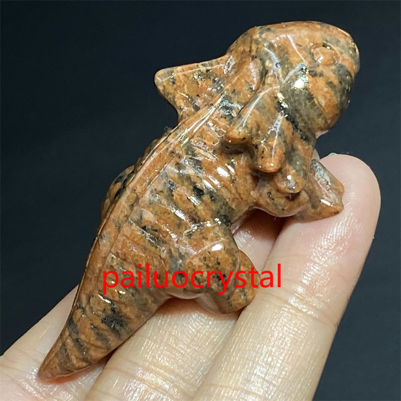 1pc Natural Sesame red Salamander Quartz Crystal Skull Carved Figurines Gem 2.5
