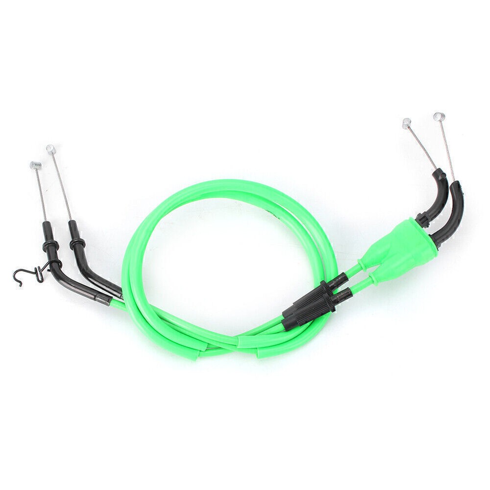 fit KAWASAKI Ninja ZX10R 2016 2017 2x Throttle Cable Accelerator Wire Motorcycle