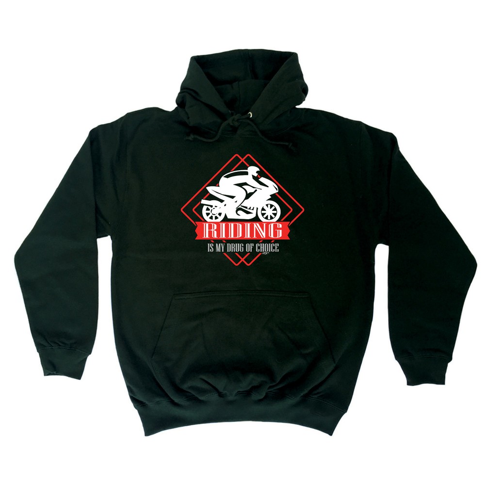 Riding Is My Choice Moto Funny Hoodie for Men and Women