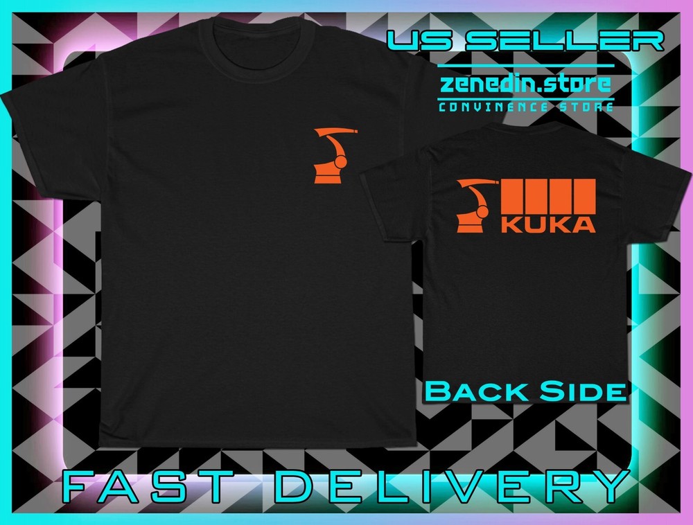 KUKA Robotics Logo Men's T-Shirt American Two Side Print T-Shirt
