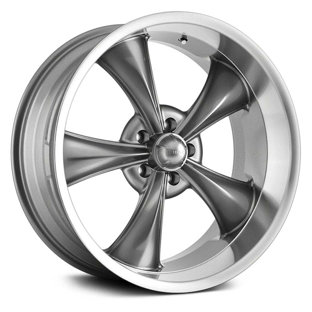 Ridler 695 Wheels 22x9 (0, 5x127, 83.82) Gray Rims Set of 4