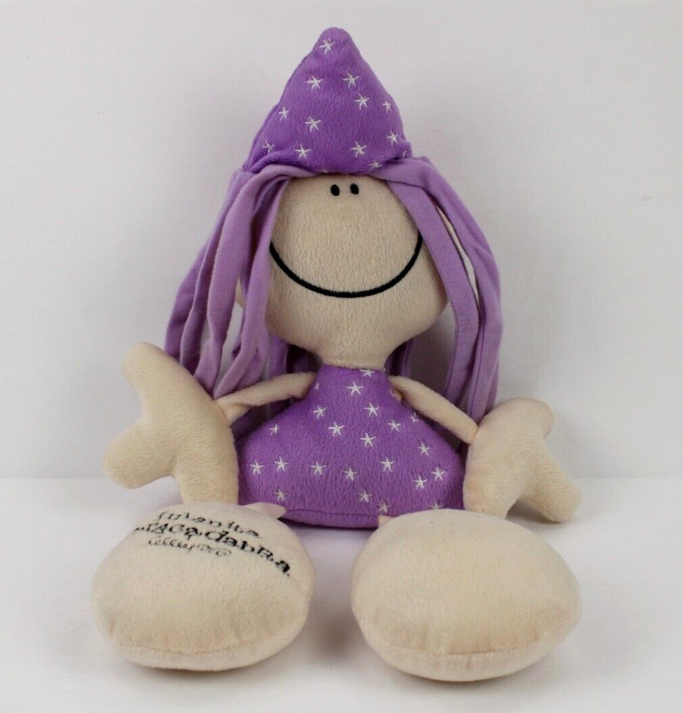 2010 Fulanita Abracadabra Magician Floppy Plush Doll Light Purple Star Dress 16