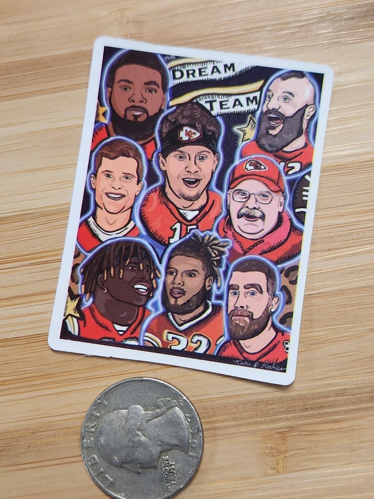 🏈 Patrick Mahomes NFL Kansas City Chiefs Sticker Decal Football Fan Gift