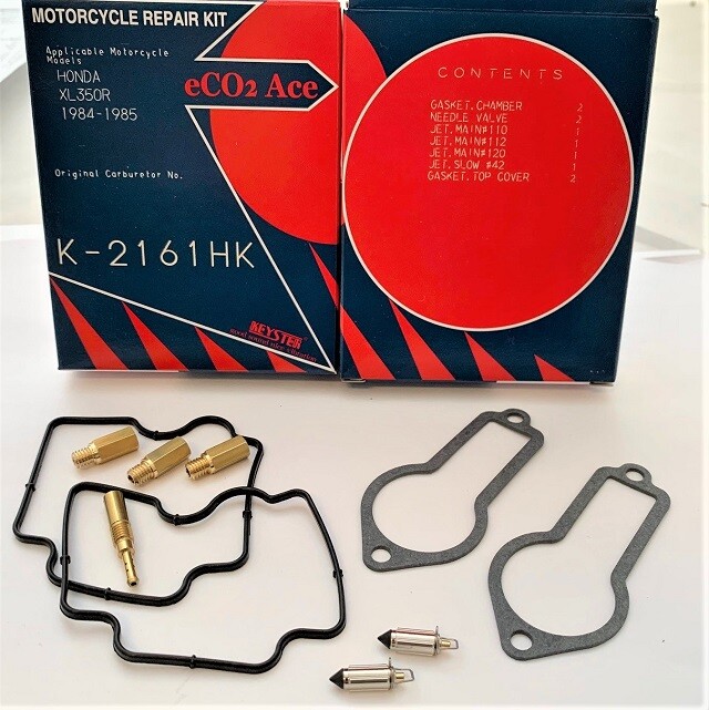 HONDA XL350R XL350R KEYSTER CARB CARBURETOR REBUILD REPAIR KIT 1984 - 1985