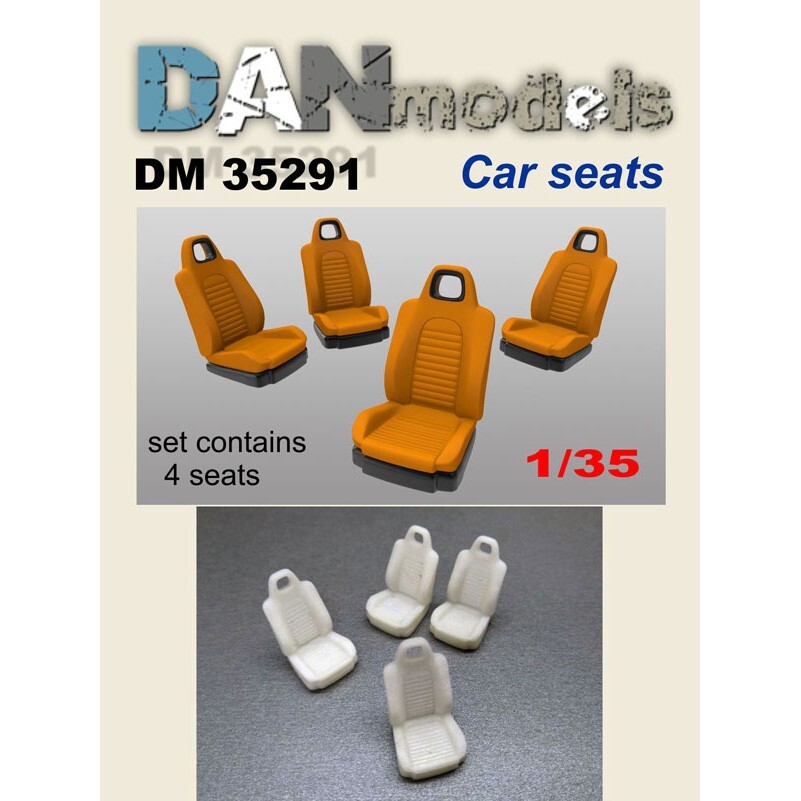 Dan Models 35291 Scale kit 1:35 Office chair 4 pcs. Resin Material for Diorama