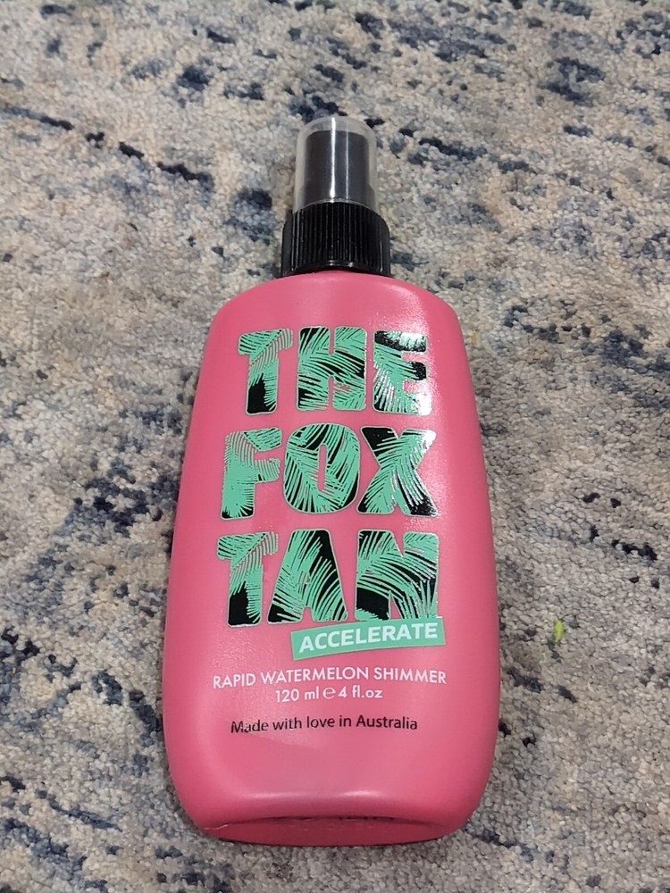 The Fox Tan RAPID WATERMELON SHIMMER Tanning Lotion Accelerator 4 oz / 120 ml