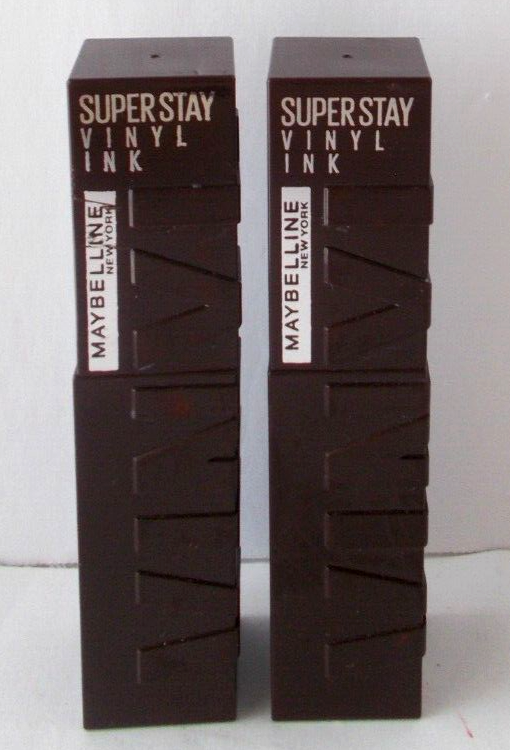 Maybelline Super Stay Vinyl Ink Lipstick Long Wear #140 Charged - 2 Pack  