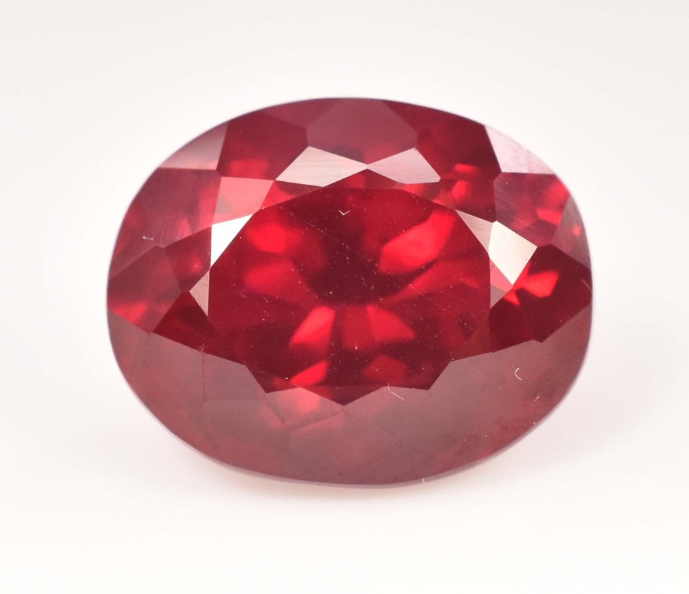 11.20 Ct Natural Pigeon Blood Red Ruby Loose Oval Gemstone