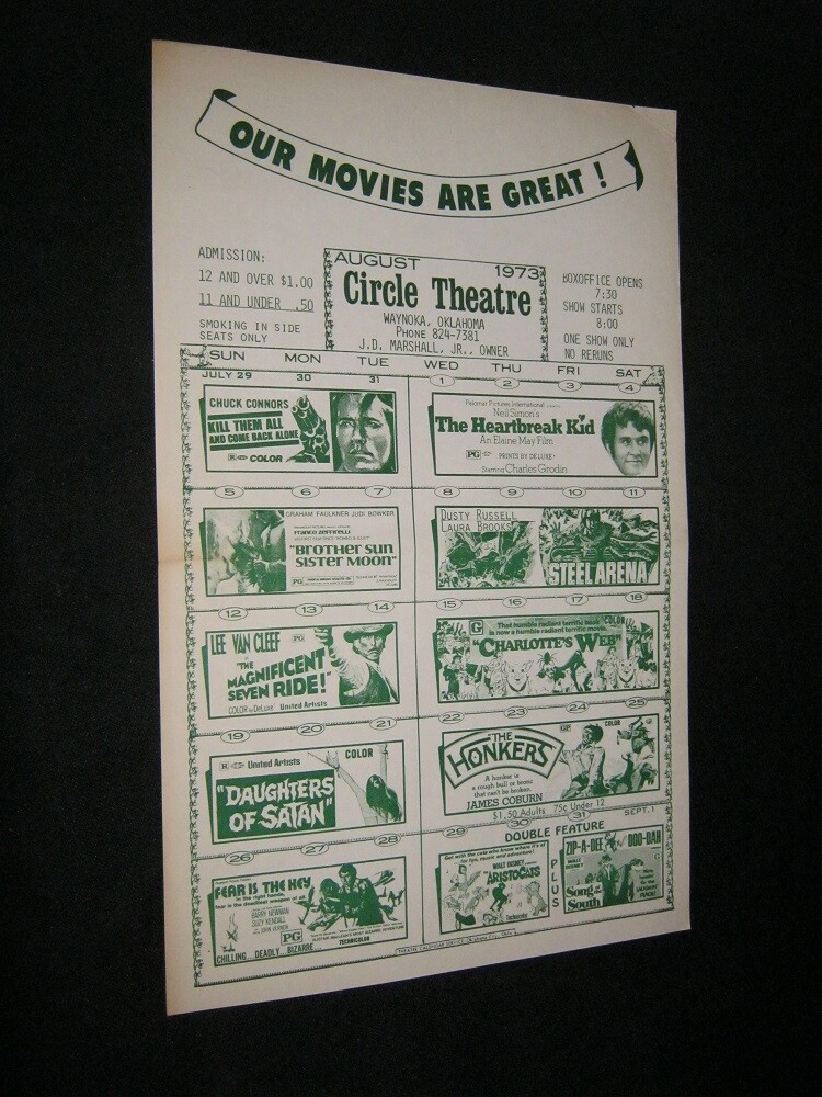 Original Waynoka Oklahoma LEE VAN CLEEF Disney SONG OF THE SOUTH Aristocats