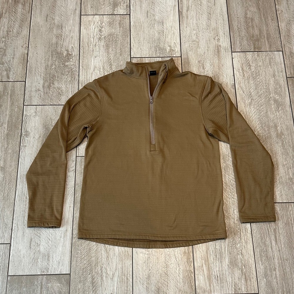 Condor Trident Battle Top LA Combat Hook Loop 1/4 Zip RipStop Pullover Mens M