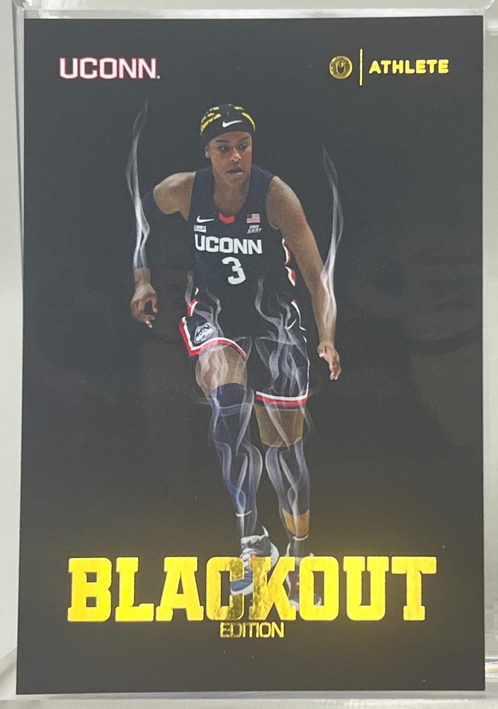 Aaliyah Edwards 2023-24 ONIT Blackout Gold UConn Huskies-image