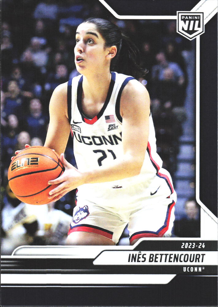 Rare Ines Bettencourt 2023 UCONN NIL Basketball Card - Limited to 314 Copies by Panini