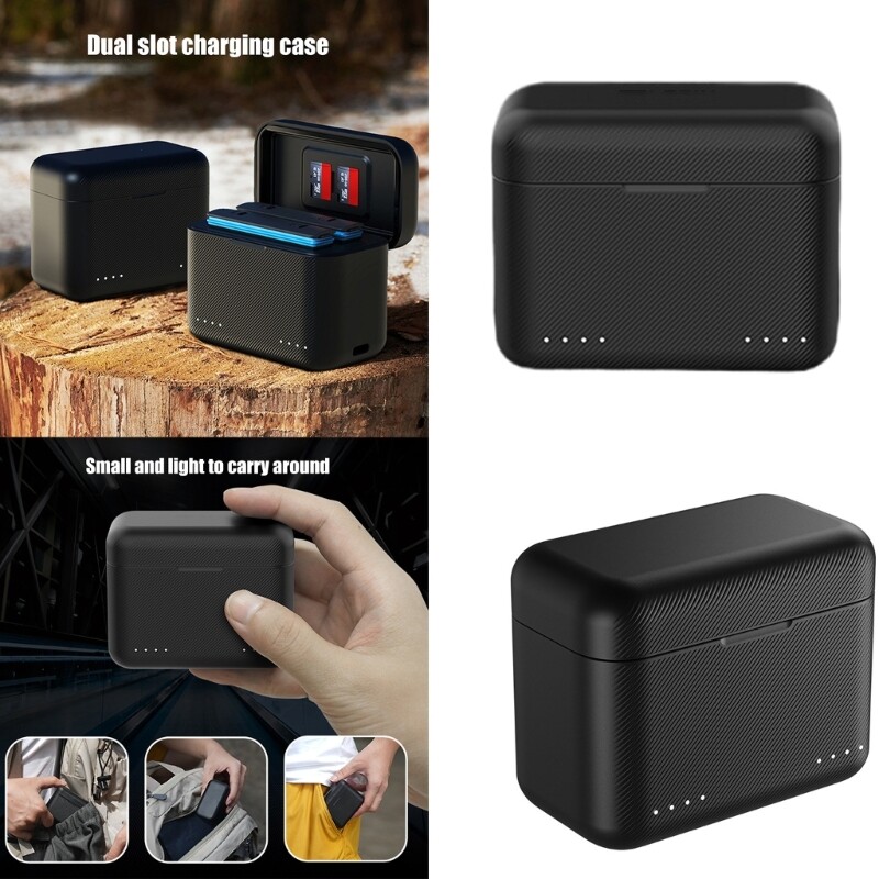 Fast Charging Storage Station for Camera Batteries Card Organizers