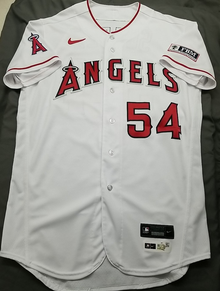 JOSE SUAREZ #54 Los Angeles Angels Nike White Home Jersey Size 46 MLB 2023