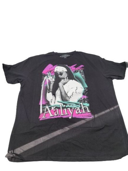 Aaliyah Retro 90s Men's Graphic Shirt XL-image