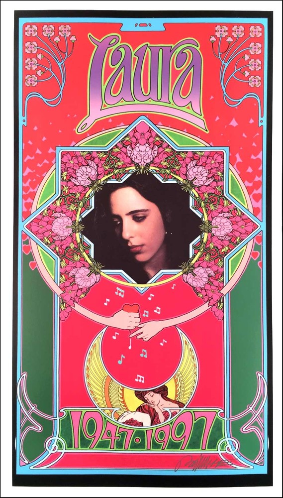 Laura Nyro 1947-1997 Memorial Poster - Hand-Signed Bob Masse Collectible Print