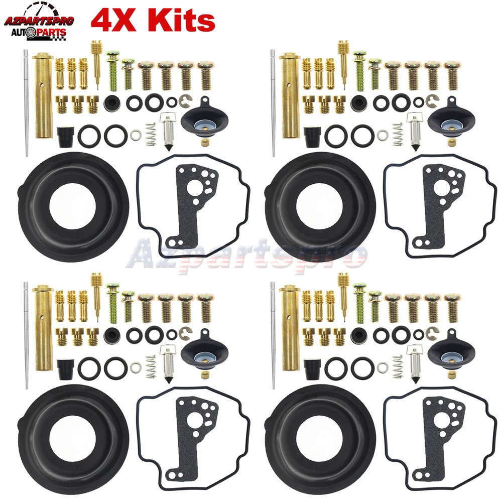 For 1986-1993 YAMAHA XVZ1300D VENTURE ROYALE Four Carburetor Rebuild Repair Kits