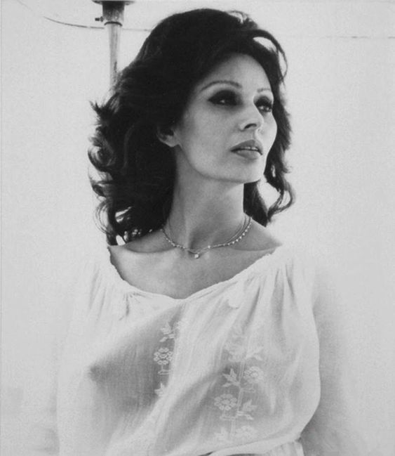 Sophia Loren No Bra Black And White 8x10 Picture Celebrity Print