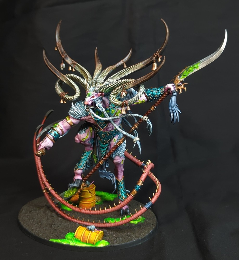 Skaven - Warhammer AoS / The Old World Lord Skreech Verminking Painted
