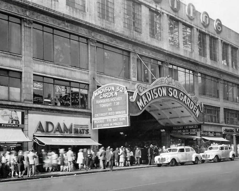 Madison Square Garden Original 6 Nhl Hockey Arena Ny Rangers 8x10 PHOTO PRINT