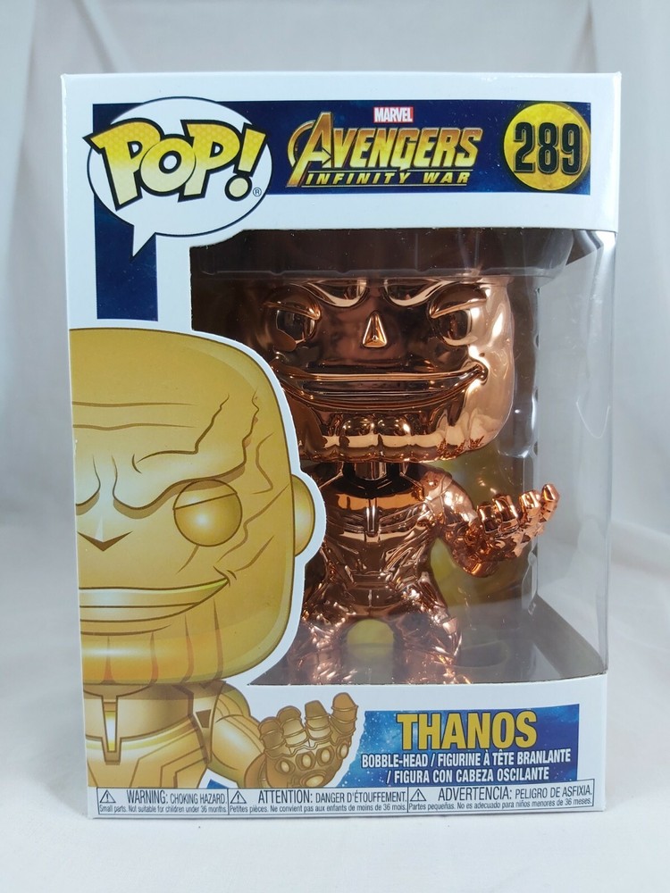 Marvel Funko Pop - Thanos (Orange Chrome) - Avengers Infinity War - No. 289