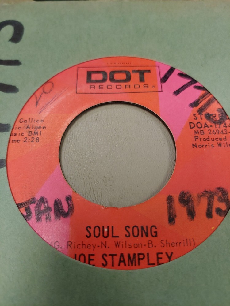JOE STAMPLEY SOUL SONG 7