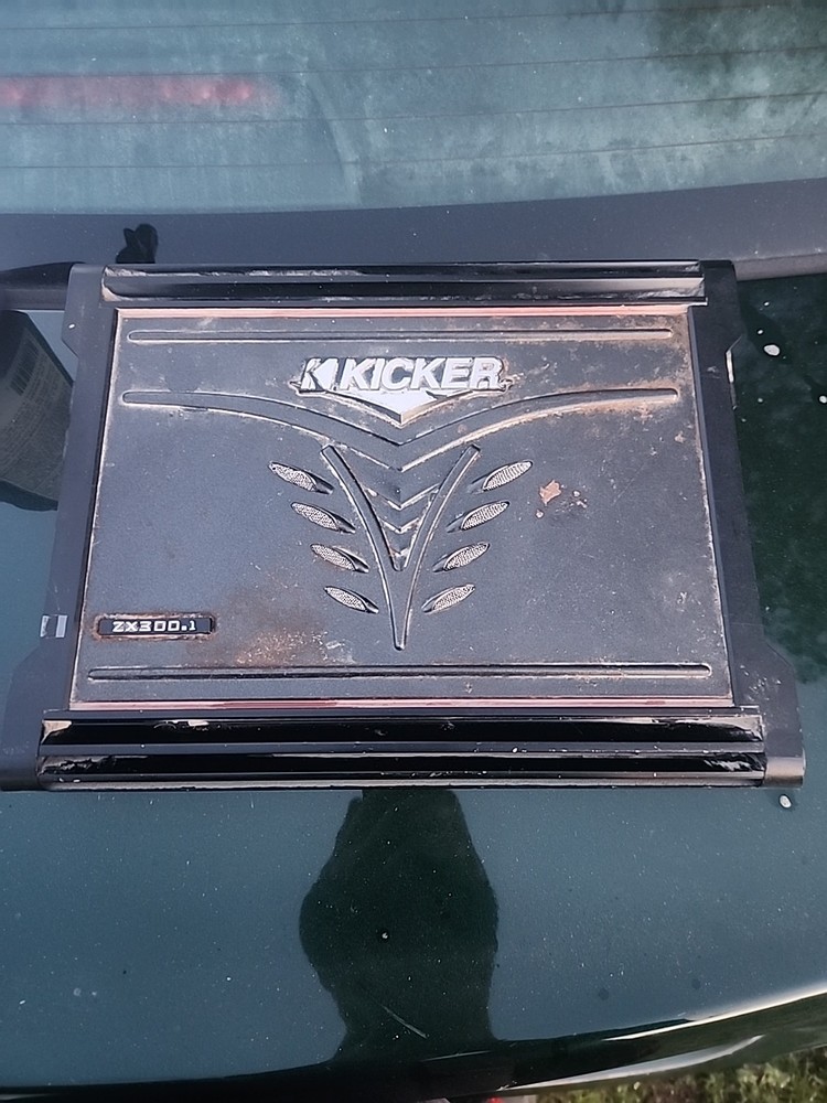 Kicker ZX300.1 Mono Car Amp 300W RMS Refurbished Subwoofer Amplifier