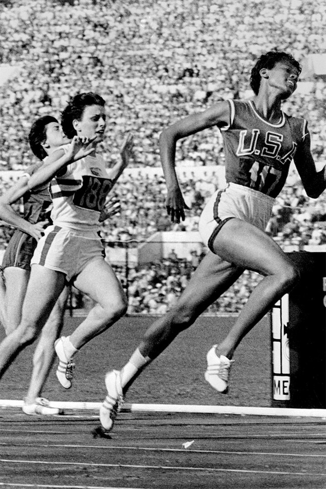 Wilma Rudolph Track And Field Sports Wall Art Home Decor - POSTER 20x30