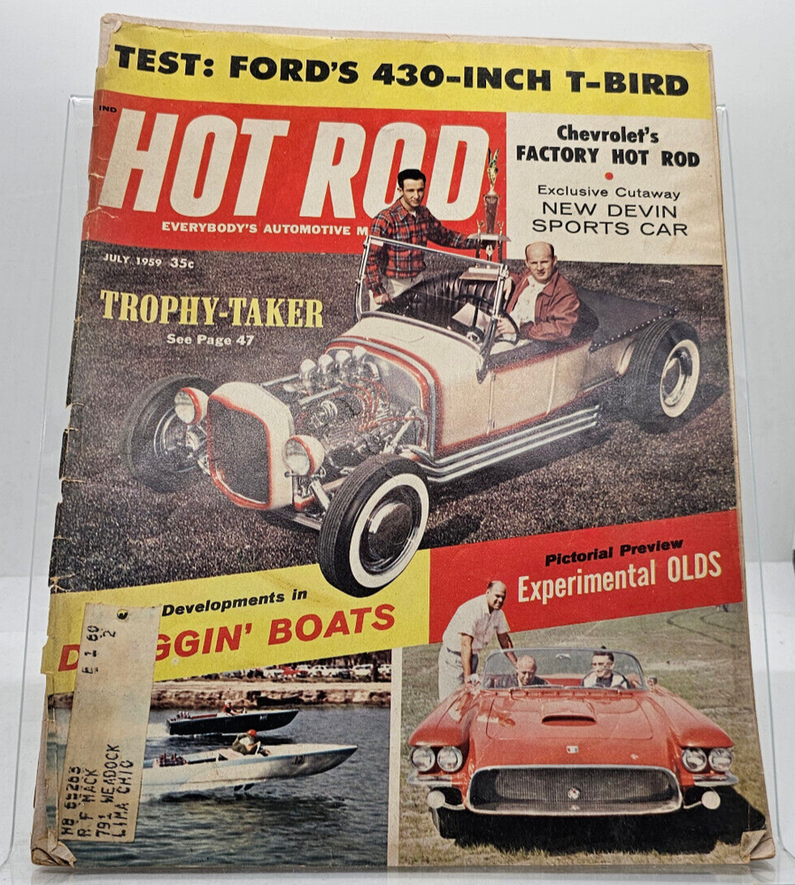 Hot Rod Everybody's Automotive Magazine July 1959