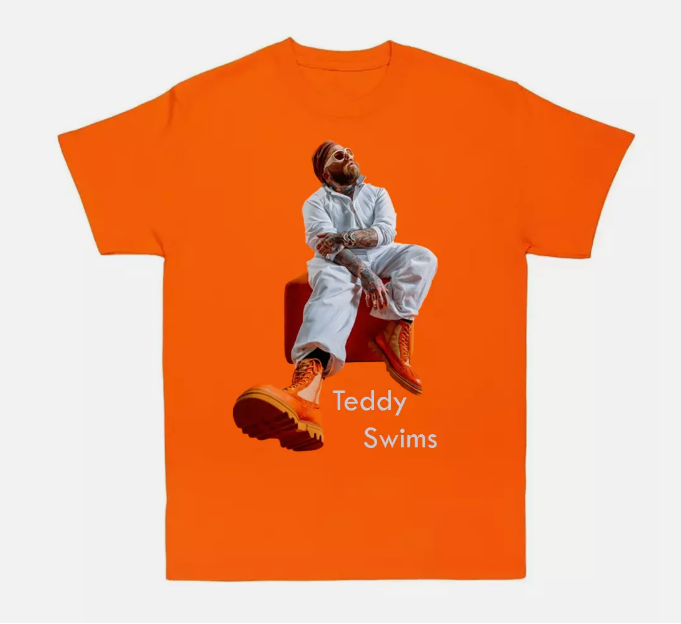 SALE Teddy Swims Music For Lovers Orange T-Shirt