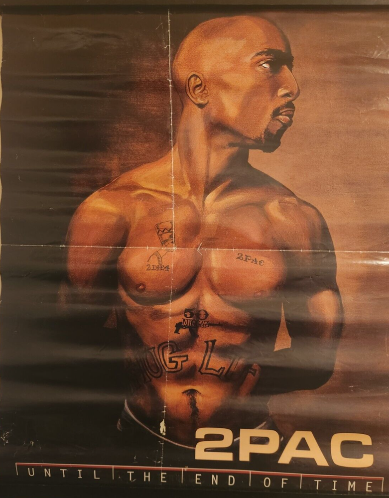 2 PAC POSTER 2001 18X24 RARE HARD TO FIND!!