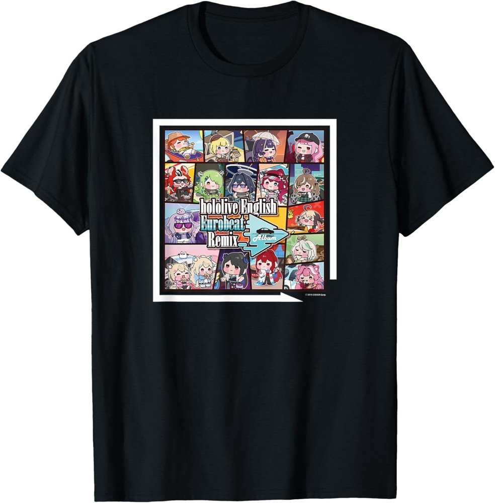 hololive English Eurobeat Remix Album T-Shirt Hoodie