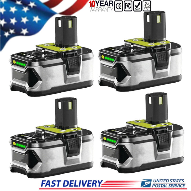 4X For RYOBI P108 18V High Capacity 3.5Ah Battery 18Volt Lithium-Ion battery