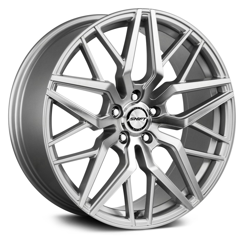 20x8.5 Silver Shift Spring Wheel 5x120.65 73.1 Hub Single Rim