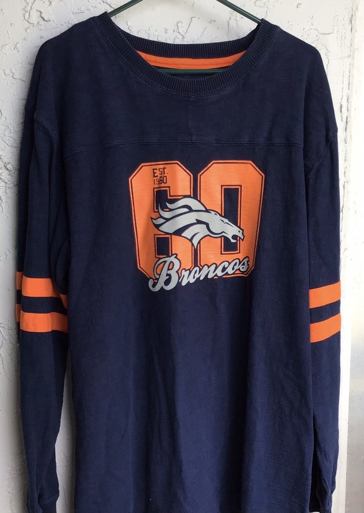 RETRO STYLE DENVER BRONCOS JERSEY SHIRT~OLD SCHOOL STYLE~NFL PRO LINE~MEN’S 2XL