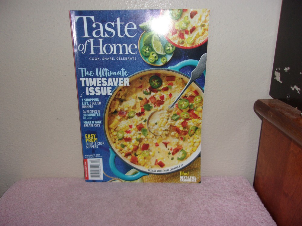 TASTE OF HOME  MAGAZINE EDITED by A THOUSAND COUNTRY COOKS...AUGUST / SEPT, 2021-image