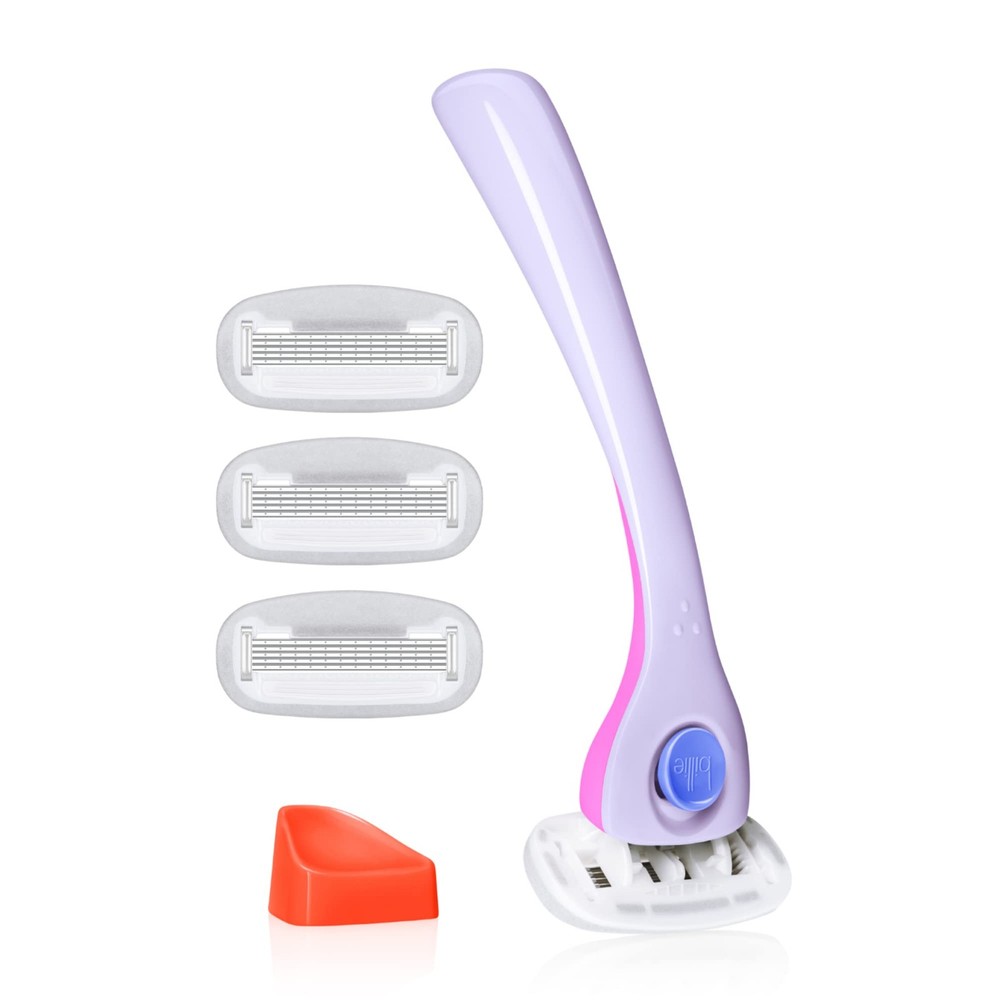 Billie Razors for Women Shave Kit – Women’s Razor 4 -Blade Razor Refills...
