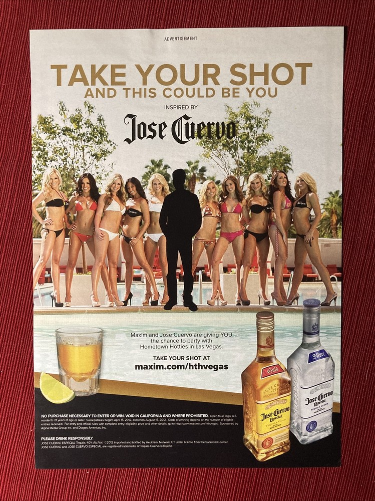 Jose Cuervo Tequila In Las Vegas 2011 Print Ad - Great To Frame!