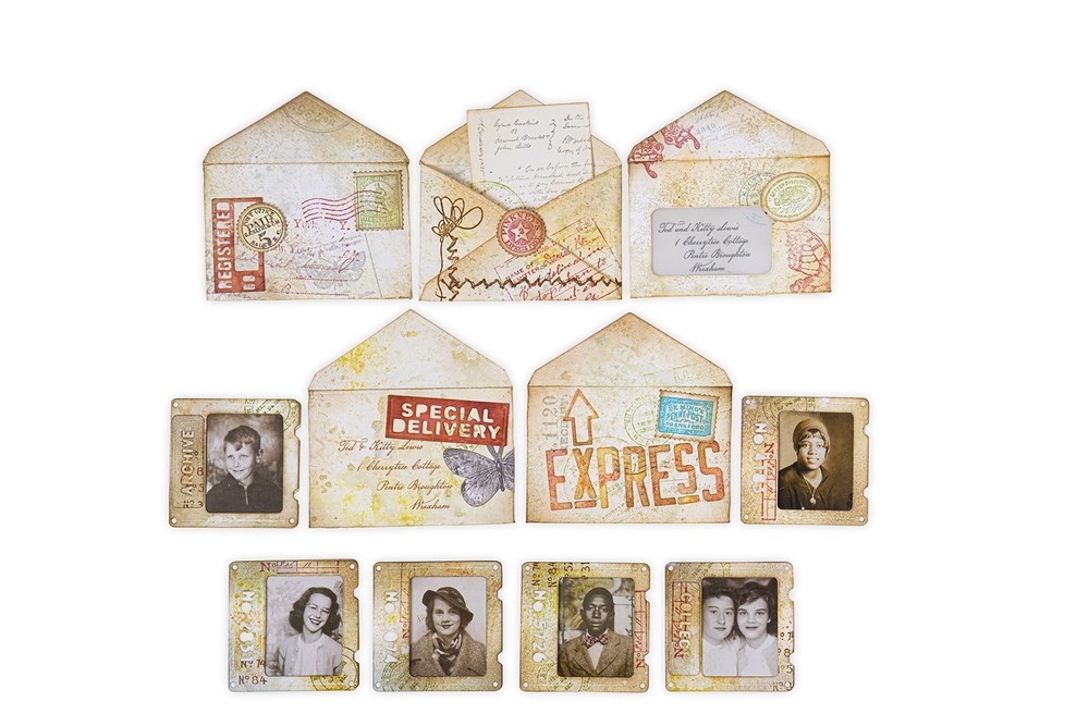 Sizzx Thinlits Die Set 54PK Specimen by Tim Holtz | 665930 | Chapter 3 2022, ...